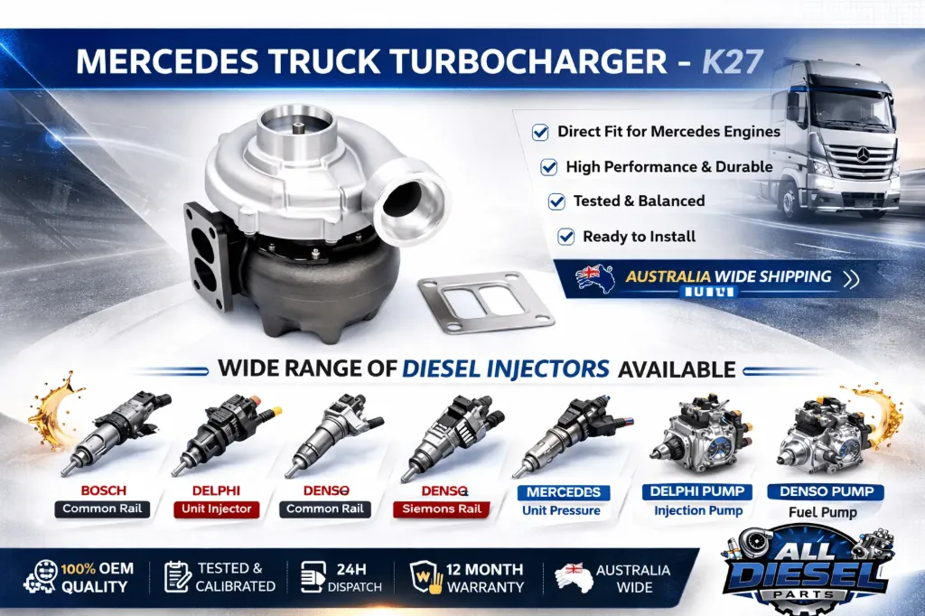 Mercedes Truck Turbocharger K27 OEM Number 0050969399