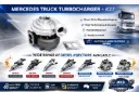 Mercedes Truck Turbocharger K27 OEM Number 0050969399